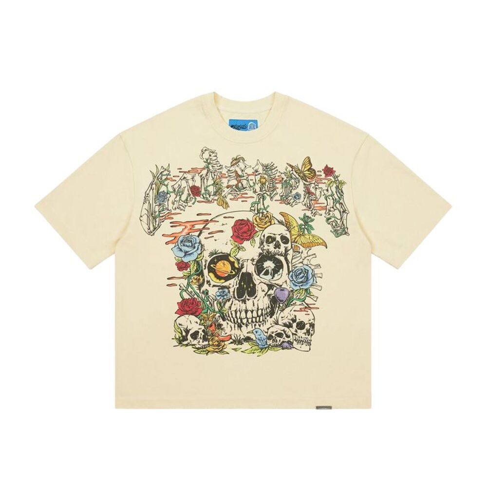 Godspeed NextGen Crew Neck T-Shirt Cosmic Remains Mens Beige COSMIC REMAINS-CREW